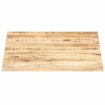 vidaXL Dessus de table Bois de manguier solide 25-27 mm 60x60 cm