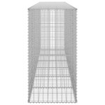 vidaXL Mur en gabion avec couvercles Acier galvanisé 300 x 50 x 100 cm
