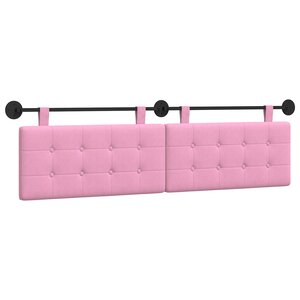 vidaXL Tête de lit suspendue tissu