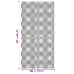 vidaXL Tapis de sol de camping vert 6x3 m