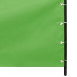 vidaXL Écran de balcon Vert clair 140x240 cm Tissu Oxford