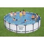 Piscine hors sol SteelPro Max diameter 549 x 122 cm, filtre a cartouche, bâche, échel'e