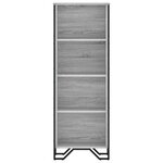 vidaXL Bibliothèque sonoma gris 50x31x137 5 cm bois d'ingénierie