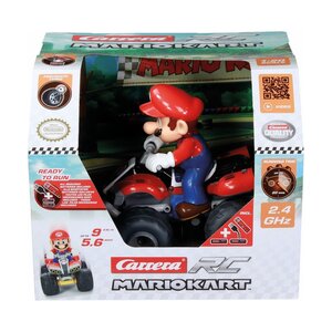 CARRERA RC 370200970 - Voiture RC 2 4GHz Mario Kart Mario Quad