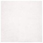 vidaXL Tapis en Fourrure Synthétique de Lapin Olite Blanc 160 x 160 cm