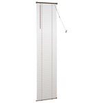 vidaXL Store Vénitien Réglable Marron foncé avec motif 213 x 40 cm PVC