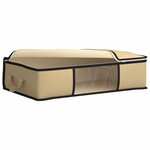 vidaXL Boîte de rangement avec fenêtre latérale transparente 2 Pièces