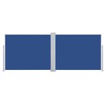 vidaXL Auvent latéral rétractable Bleu 140 x 1000 cm