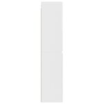 vidaXL Cabinet de Salle de Bain Mural Blanc brillant