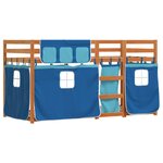 vidaXL Lit superposé sans matelas 90x190 cm bois de pin massif