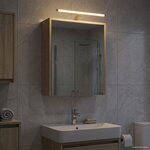 vidaXL Armoire Miroir de Salle de Bain Chêne Sonoma 43 x 16 x 62.5 cm