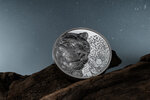 Pièce de monnaie en Argent 1000 Togrog g 62.2 (2 oz) Millésime 2024 Wild Mongolia SNOW LEOPARD (PRÉCOMMANDE)