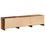 vidaXL Meuble TV Bois ancien 165 x 34 x 40 cm Bois d'ingénierie