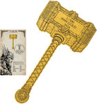 Monnaie THOR Shaped 1/500 Oz Medaille Or 2026 (PRÉCOMMANDE)
