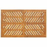 vidaXL Ensemble de salle à manger pour jardin 4 Pièces Marron