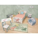 Chevet avec tiroir Dinosaures Jurassic Word 33 x 30 hauteur 36 cm