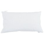 vidaXL Oreillers 2 Pièces Blanc 40 x 80 cm 130gsm 100  coton