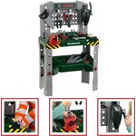 Theo Klein 8637 - Jeu d'imitation - Etabli Sonore avec Perceuse à Colonne et Accessoires - Bosch hauteur adjustable