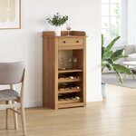 vidaXL Armoire à vin Panama 57x40x111 5 cm bois de pin massif