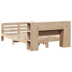 vidaXL Cadre de lit sans matelas 120x200 cm bois de pin massif