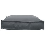 vidaXL Coussin pour assise de palette Anthracite 70 x 70 x 12 cm