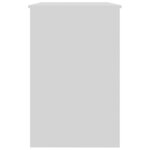 vidaXL Bureau Blanc 100x50x76 cm Bois d'ingénierie