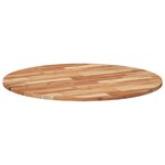 vidaXL Dessus de table rond Ø90x2 cm bois massif d'acacia