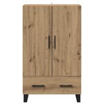 vidaXL Haut Armoire avec tiroir Chêne artisanal 69 5 x 30 x 115 cm