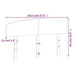 vidaXL Tête de lit cire marron 140 cm bois massif de pin