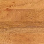 vidaXL Table de chevet marron et noir 50x33x60 cm bois manguier solide