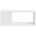 vidaXL Meuble TV Blanc 80x24x32 cm Bois d'ingénierie