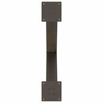 vidaXL Table à manger marron clair bois de chêne massif rectangulaire