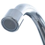 vidaXL Lavabo commercial de lavage des mains avec robinet Inox