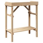 vidaXL Table de jardin pour rempoter 75x40x90 cm en pin massif