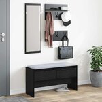 vidaXL Ensemble de meubles d'entrée avec tiroir 4 Pièces Bois Ancien