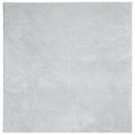 vidaXL Tapis HUARTE à poils courts doux et lavable gris 160x160 cm