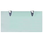 vidaXL Étagères murales 2 Pièces Verre 40 x 20 cm 8 mm
