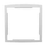 Cadre d'encastrement blanc neige brillant ral 9016