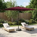 vidaXL Parasol de jardin avec lumières LED et base 200 x 300 cm