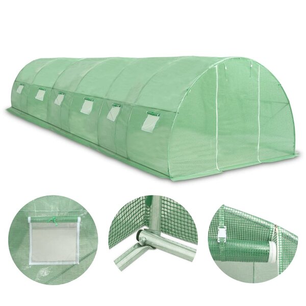 vidaXL Serre 27 m² 900x300x200 cm