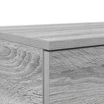 Tiroirs de lit vidaXL Gris Sonoma 80x36 5x16 5 cm en bois d'ingénierie