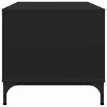 vidaXL Table basse Chêne noir 90 x 49 x 46 cm Bois d'ingénierie