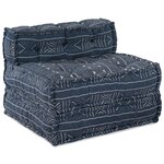 vidaXL Coussin 4 Pièces Bleu 70 x 70 x 54 cm Polyester
