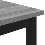 vidaXL Table basse Gris Sonoma 100 x 100 x 45 cm Bois d'ingénierie
