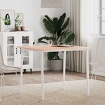 vidaXL Dessus de table 80x80x1 5 cm carré bois massif de hêtre