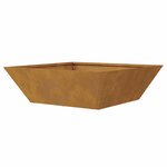 vidaXL Bacs à plantes de jardin   5 Pièces  50x50x15 cm en acier corten.