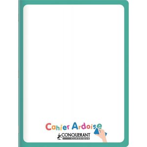Cahier Ardoise 48 pages seyès 90 g  format 24 x 32 cm CONQUERANT