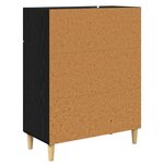 vidaXL Buffet Chêne noir 34 x 69 5 x 89 cm Bois d'ingénierie