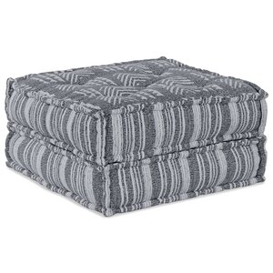 vidaXL Canapé Modulable Impression Indigo 70 x 70 x 36 cm tissu