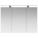 vidaXL Armoire Miroir de Salle de Bain Gris Sonoma 100 x 14 5 x 70 cm